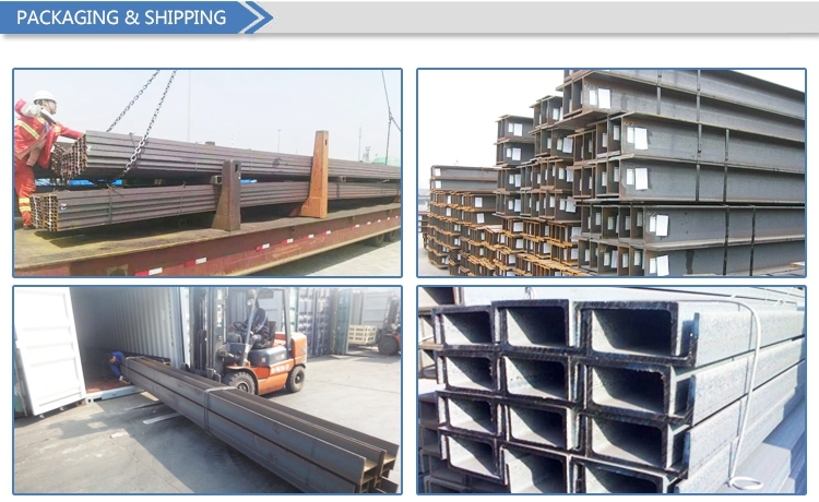 Structural Steel Profiles Carbon U Beam Steel U Profile Steel (Q235, SS400, ASTM A36, ST37, S235jr, S355jr)