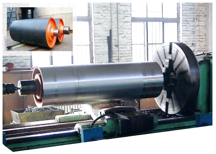 SPD Industrial Rubber Lagging Belt Conveyor Pulley