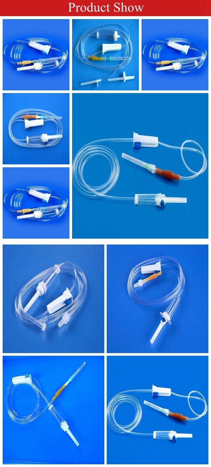 Factory Wholesale Medical Sterile Administration Set IV Infusion Apparatus