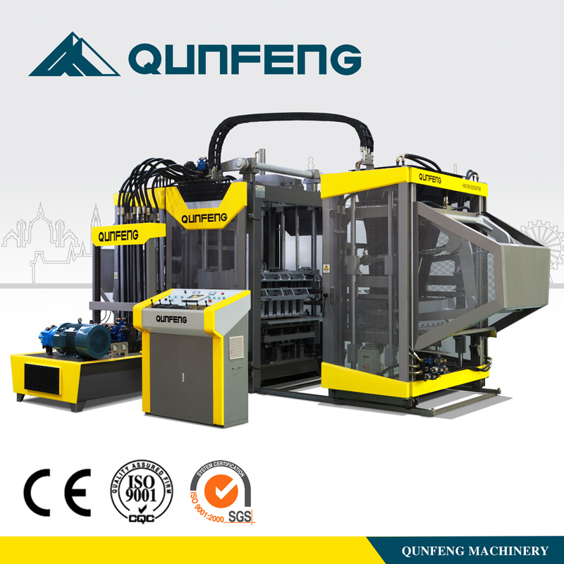 German Technology Qft10-15g Interlock Brick Machine Made in China