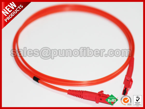 MTRJ to MTRJ Fiber Optic OM2 Multimode Patch Cord Zipcord Cable