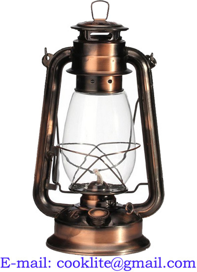 Hurricane Lamp / Kerosene Lantern - Bronze Finishes (225)