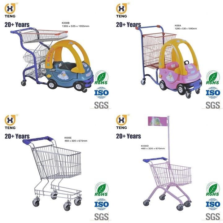 K100e 20L Small Capacity Kids/Children Metal Shopping Trolley