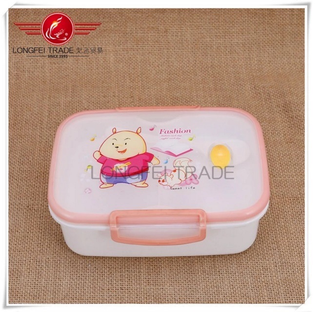 Cartoon Plastic Kids Pento Lunch Box