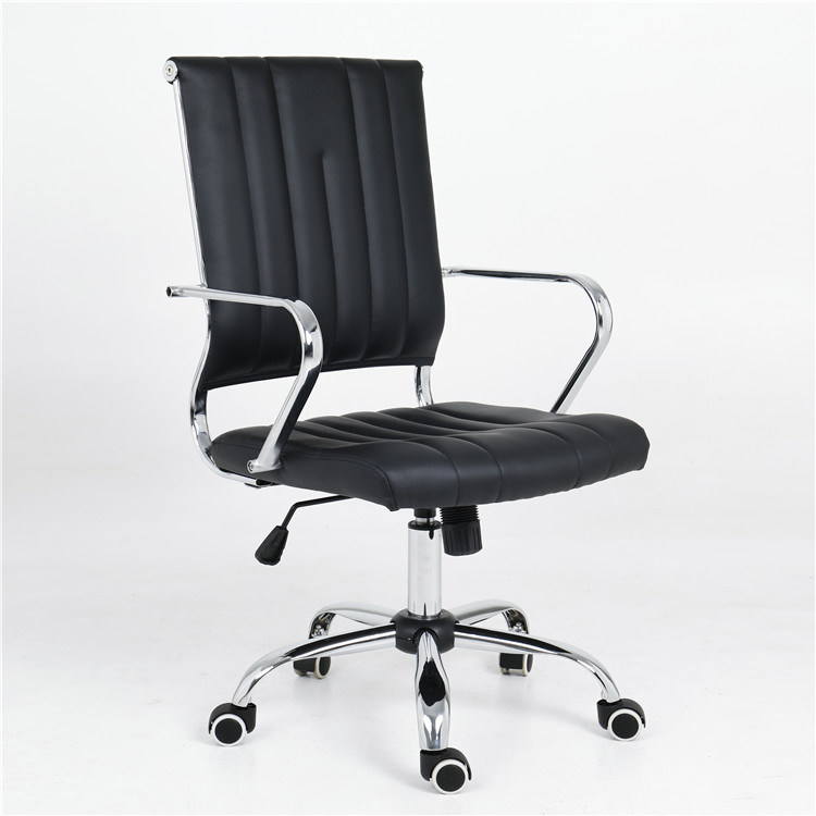 Popular Competitive Price Practical MID Back PU Leather Furniture Staff Office Chair for Sale