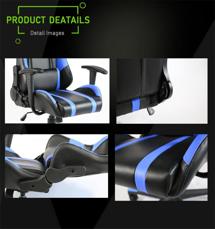 (PINE) Custom Logo Adjustable High Backrest Computer Gaming Chair