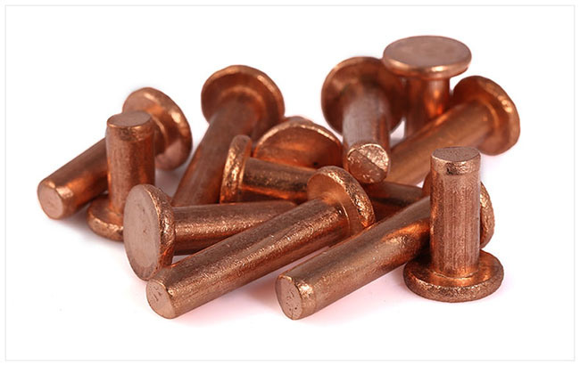 Flat Head Solid Copper Tin Rivet