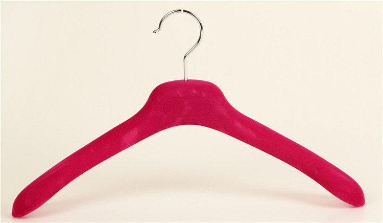 Wholesale Luxury Custom Female Flocked Velvet Hangers