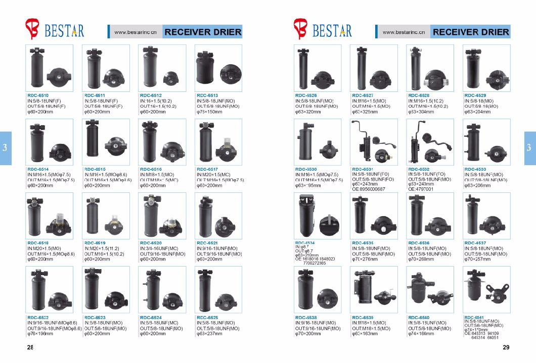 Auto A/C Parts Receiver Drier