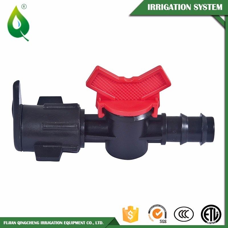 Drip Tape Irrigation Barbed Plastic Water Control Mini Valve