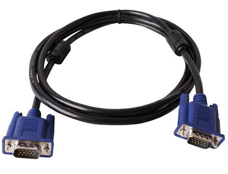 Nickel Plated 15pin 1.5m 3+5 Computer Monitor VGA Cable