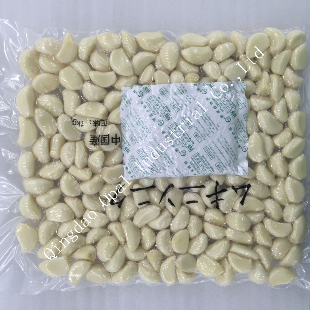 Chinese Fresh Peeled Vacuum Garlic Clove Factory Supplier