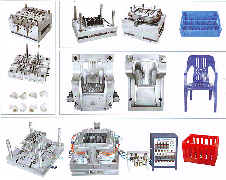 PVC Single Cavity Injection Mould for Plastic Chair/Table