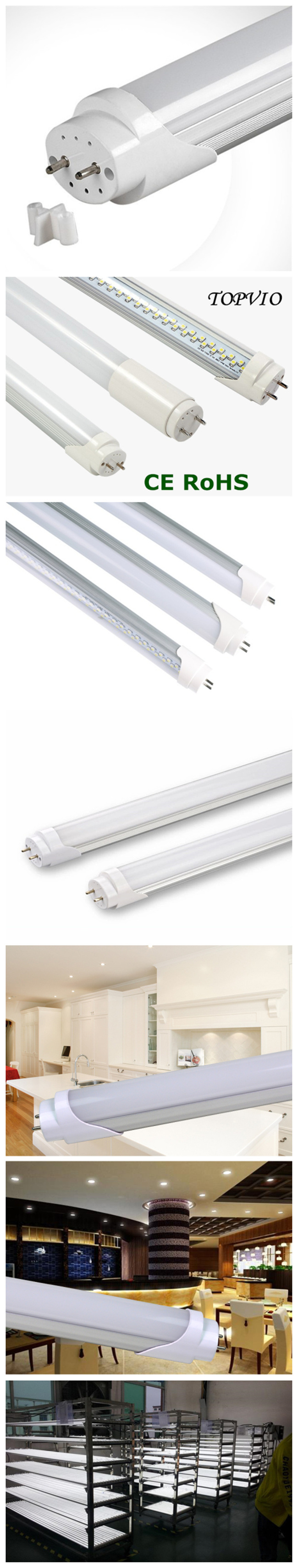 Popular 1200mm 18W T8 LED Tube Light for Office Buildings