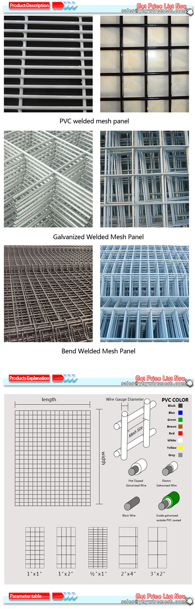 Galvanized Singapore Brc Welded Wire Mesh Fence in 6 Gauge