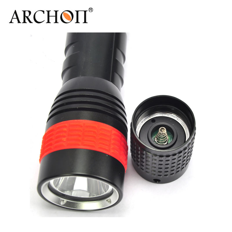 Archon G6 Dry Battery Cheap Super Bright LED Diving Flashlight Classic Aluminum Powerful Scuba Diving Torch Light