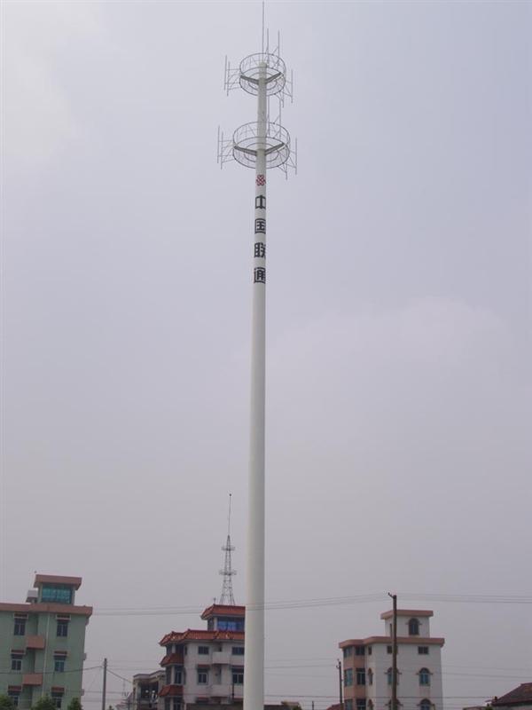 Steel Monopole Microwave Signal Tower