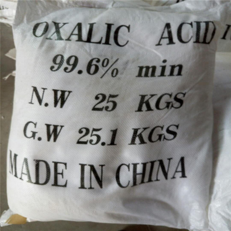 ISO9001 Qualified Oxalic Acid 99.6% for Tannery Leather Textile