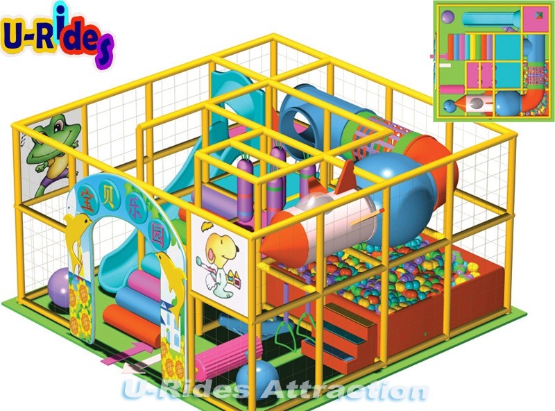 Funny Indoor Playground / Toddler Play Area For Sale