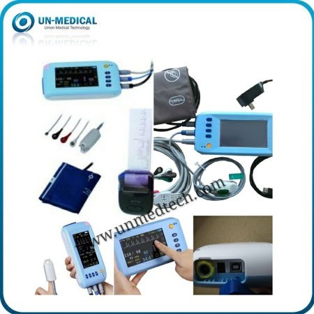 Handheld Portable Multi-Parameter Touch Screen Patient Monitor