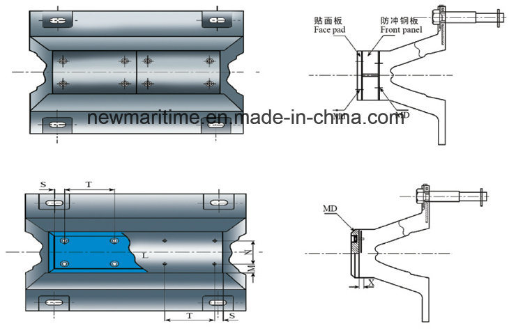 Custom Good Quality V Type Ship Fender