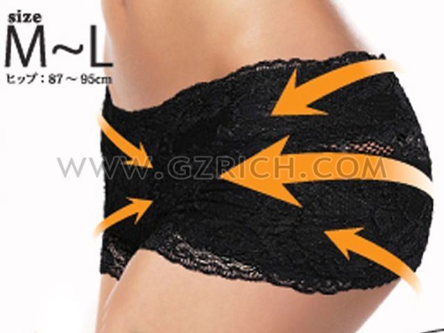 Anti Cellulite Burn Fat Full Lace Compiled Pelvis Correction Shorts