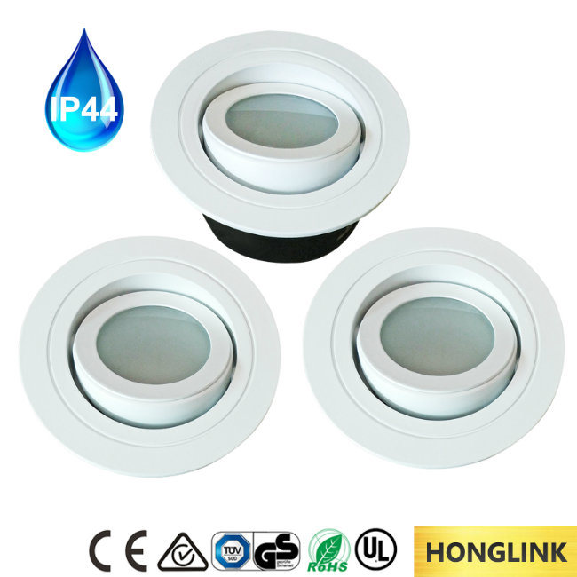 5W 220V Tiltable IP65 Bathroom Downlight Adjustable GU10 LED Bathroom Light Fixtures