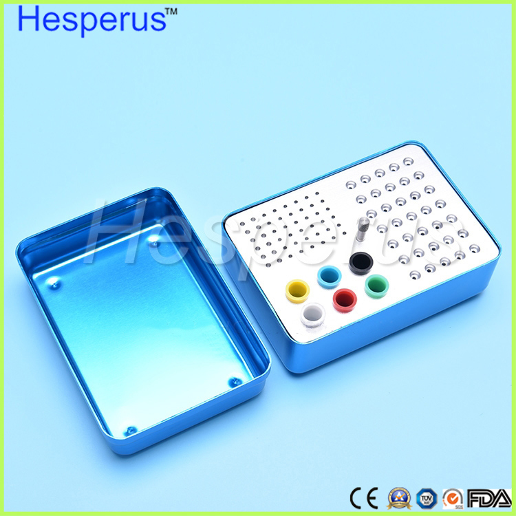 Hesperus 89 Hole Aluminium Autoclave Sterilizer Case Bur Dental Disinfection Endo