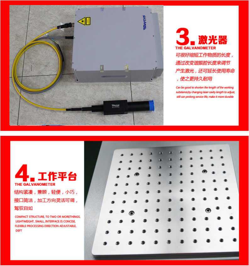 Fiber/CO2 Laser Marking&Engraving Machine for Metal & Nonmetal