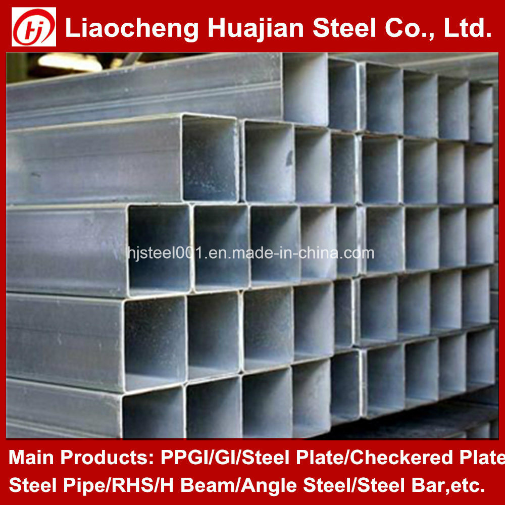 S235jr Pre/Hot Dipped Galvanized Welded Rectangular/Square Steel Pipe/Tube/Hollow Section