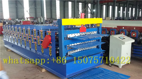 High Speed Three Layer Wall/Roof Panel Roll Forming Machine