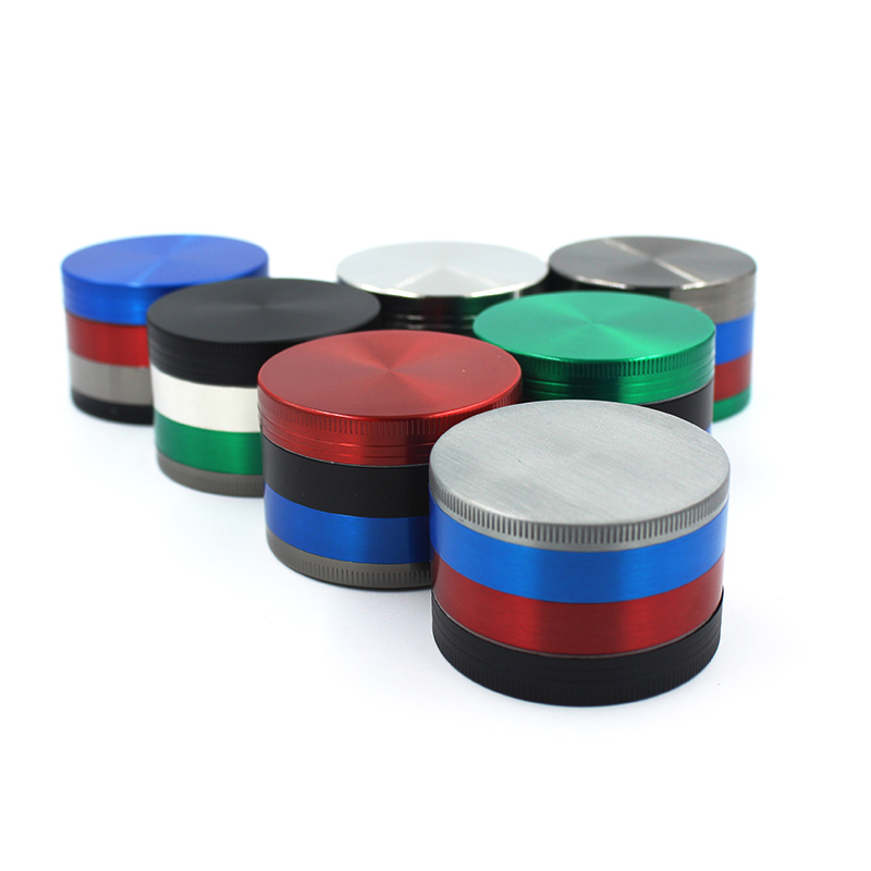 Zinc Alloy 52mm 4 Layers Colorful Herb Grinder