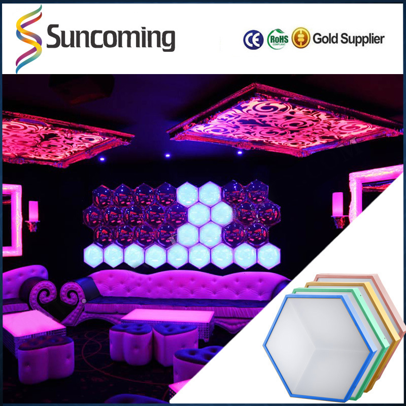 LED 3D Honeycomb Stage/Wall Decoration LED RGB Panel Light