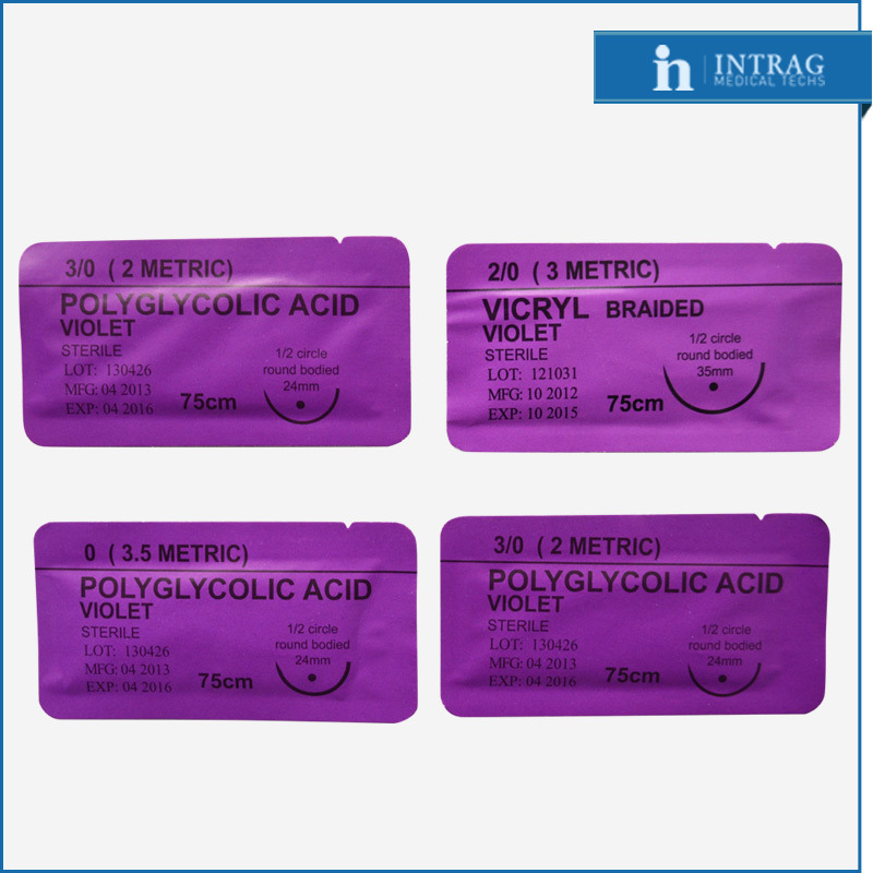 Sterile Disposable Absorbable PGA Suture