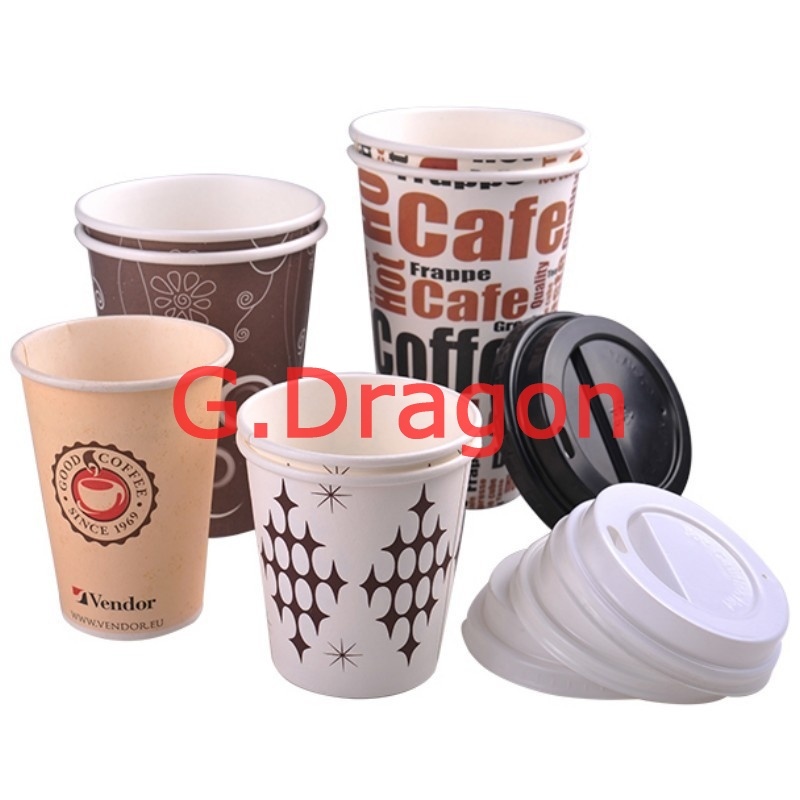 1.5-32 Ounce Hot Beverage Paper Cups with Lids (RPC-001)