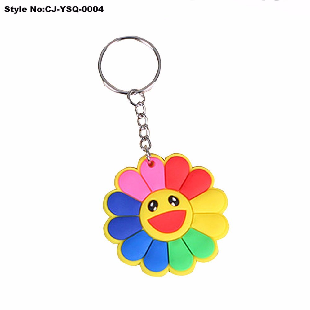 OEM Custom Souvenir Soft PVC Keychain, PVC Rubber Keychain