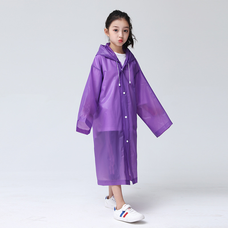 Outdoor Mountaineering Thickening Children's Raincoat Cartoon Student Children's Raincoat