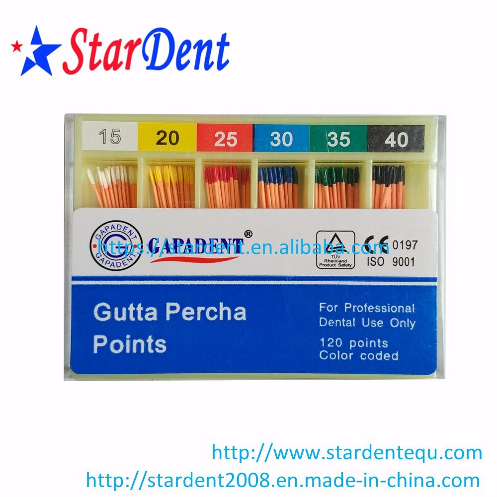 Original Color Coded Gapadent Gutta Percha 120 Points of of Dental Hospital Medical Lab Surgical Diagnostic Equipment