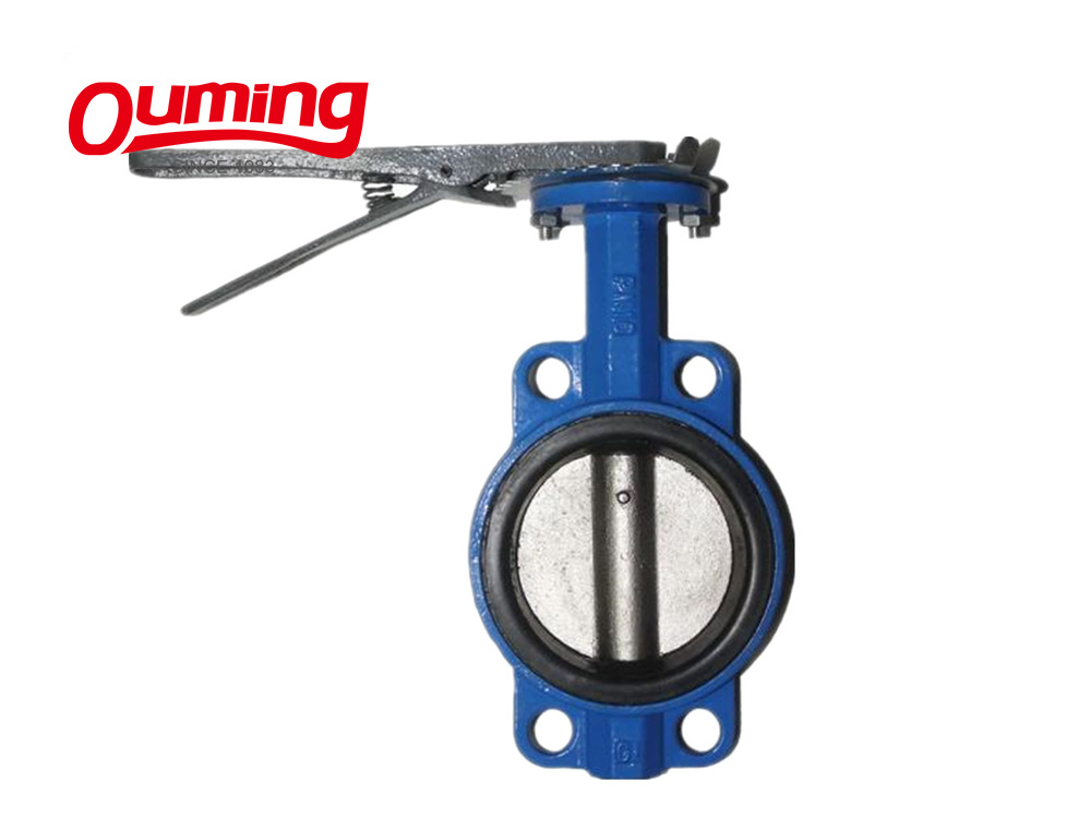 DIN/ANSI 24 Inch Wafer Type Flange Type Butterfly Valve