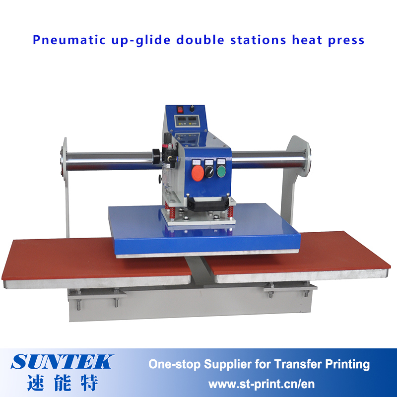 Top Sliding Pneumatic Heat Transfer Machine with U Type