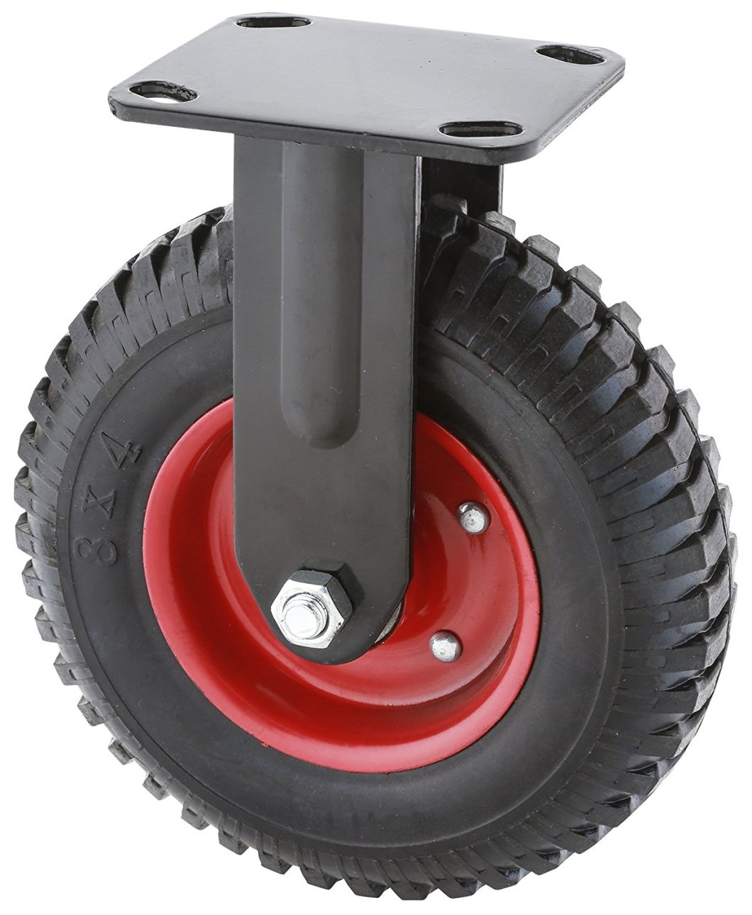 Plastic or Steel Rim Solid Rubber Wheel (10 Inches)