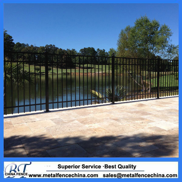 Flat Top Aluminium Garden Swimming Pool Fence Panels