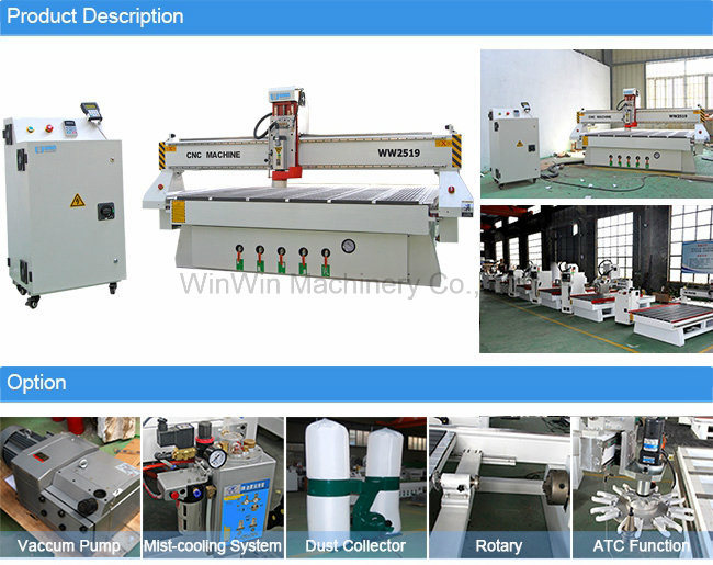 European Quality Ww2519 Aluminum Composite Panel Cutting Machine