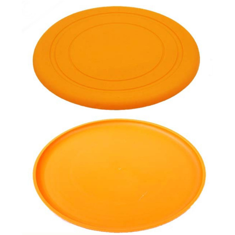 Pet Toy Silicone Dog Frisbee Toy Bite-Resistant Pet Dog Toy Trainer Factory Wholesale