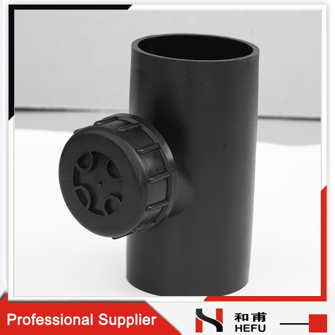 Siphonic System PE Drainage Pipe Fittings Access Tee Bend