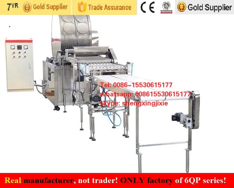 Top Quality/Capacity Gas/ Ele Pancake Machine/ Thin Pancake Machinery/ Flat Pancake Machine (manufacturer) 