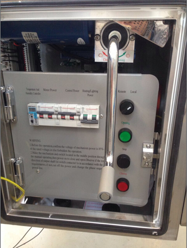 Motorized Operation Mechanism 500nm for 72.5kv/145kv Disconnector /Circuit Breaker