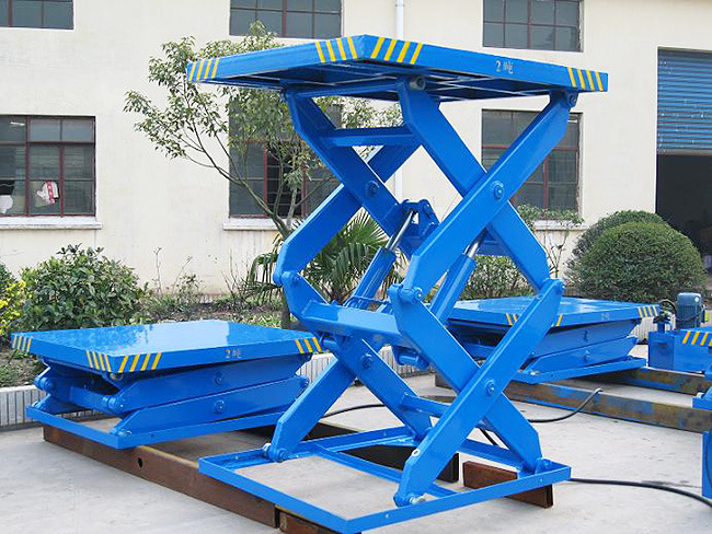 Basement / Garage Stationary Hydraulic Cargo Lifting Equipment for Heavy Car Lifting