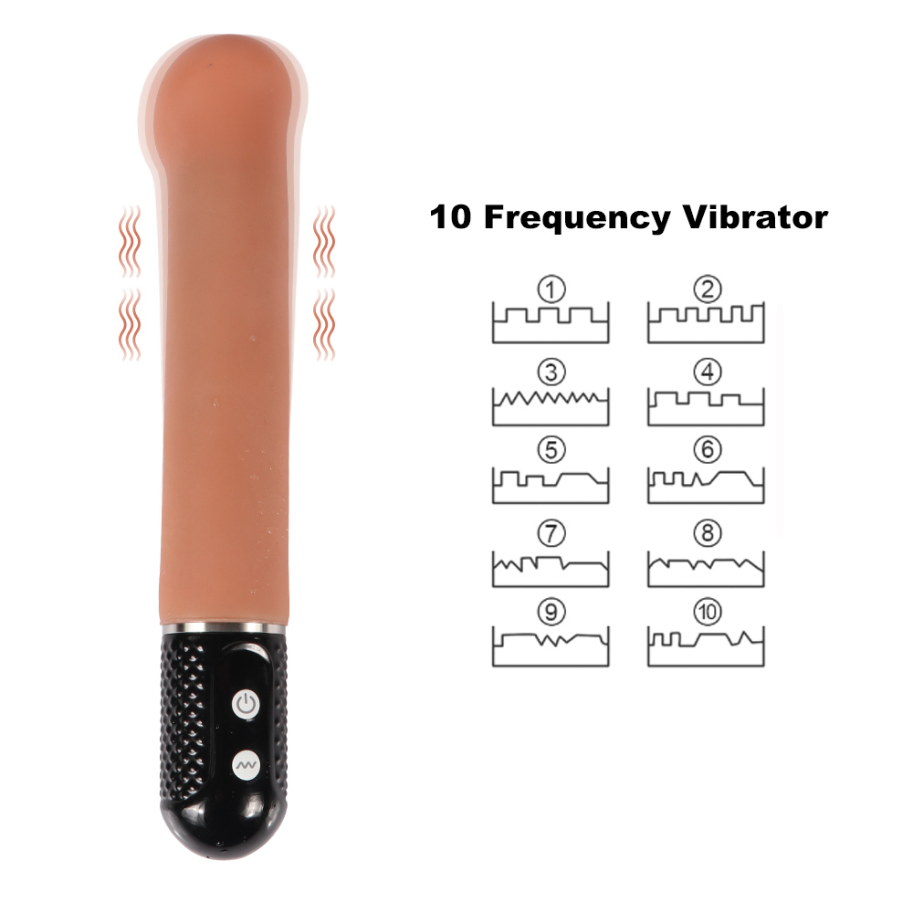 Super Soft Realistic Sexy Product Girl Clitoris Pussy G Spot Vibrator Dick Sex Toys for Women