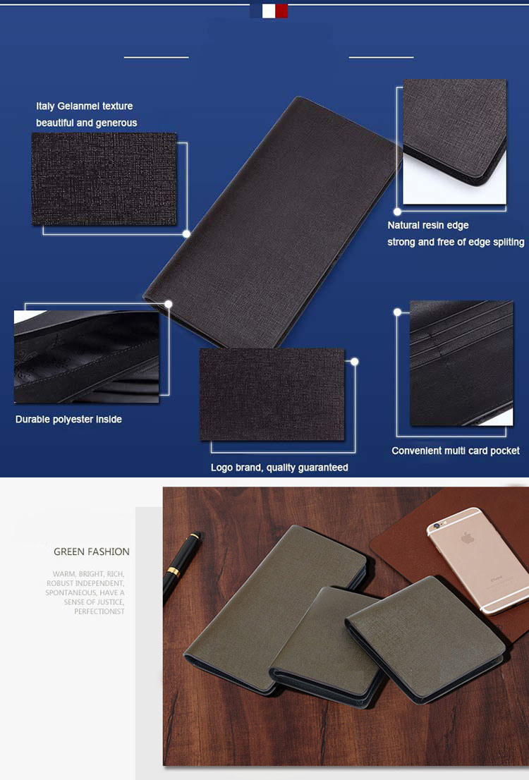 Latest Hot Selling Cheap Mens Top Grain Leather Wallets